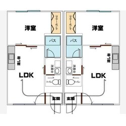 物件間取画像